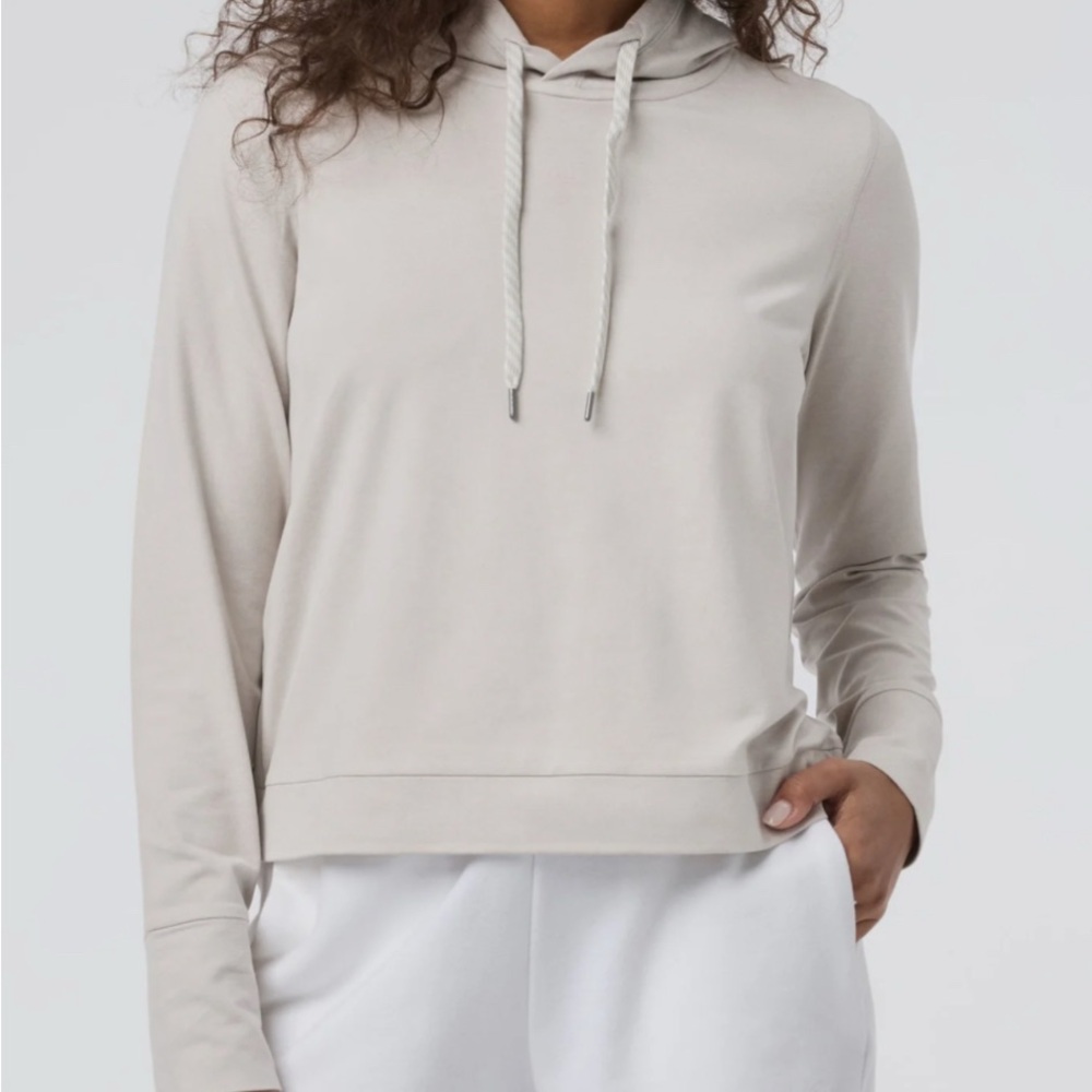 Vuori Halo Essential Hoodie - Ecru Heather